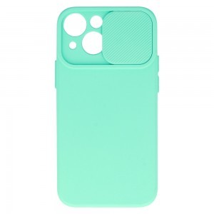 iPhone 13 Mini Camshield Soft tok menta színben