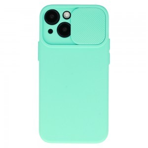 iPhone 13 Mini Camshield Soft tok menta színben