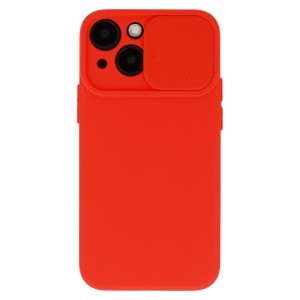 Samsung Galaxy A12 Camshield Soft tok piros