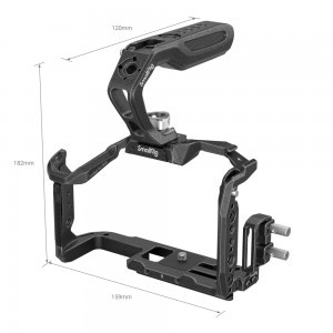 SmallRig Black Mamba Series Camera Cage Kit Panasonic LUMIX GH6 kamerához (3441)-11