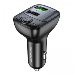 Borofone BC41 Eminency FM Transmitter MP3, Bluetooth, - 2xUSB - QC 3.0 18W fekete