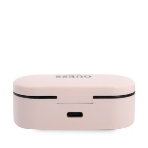 Guess TWS Vezeték Nélküli Stereo Fülhallgató Classic Logo Bluetooth 5.0 5H rózsaszín