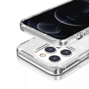 Iphone 11 Pro Crystal Glitter Tok ezüst