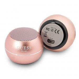 Guess Mini Bluetooth Hangszóró 3W 4H rózsaszín