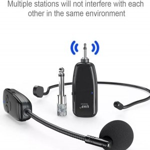 HG UHF12 vezeték nélküli UHF fejhallgató mikrofon-2