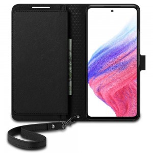 Samsung Galaxy A53 5G Spigen Wallet S Plus fliptok fekete