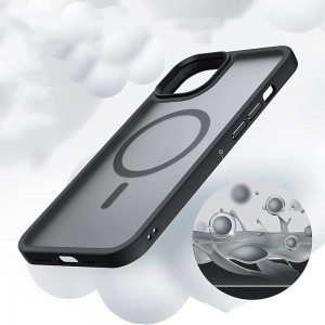 iPhone 13 Tech-Protect Magmat Magsafe Tok átlátszó/fekete
