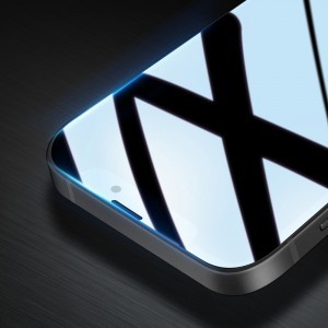 iPhone 14 Dux Ducis 10D KIjelzővédő üvegfólia fekete (Tokbarát)