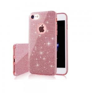 Samsung Galaxy S22 Plus Glitter 3in1 tok rózsaszín