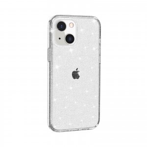 iPhone 14 glitter tok áttetsző Alphajack