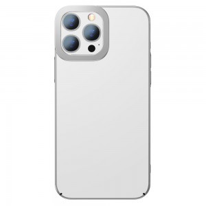 iPhone 13 Pro Baseus Glitter kemény PC tok ezüst (ARMC000412)