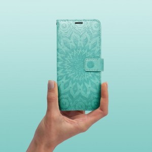 Samsung Galaxy A33 5G Forcell MEZZO mandala mintás fliptok zöld