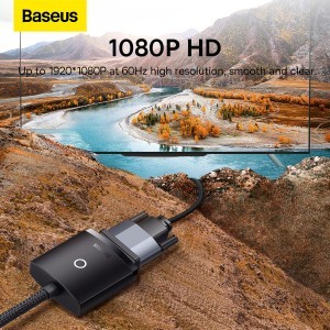 Baseus HDMI - VGA átalakító adapter (WKQX010001) fekete