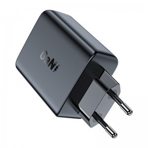 Acefast A29 PD 50W GaN (2 x USB Type C) dual portos töltő adapter fekete-1