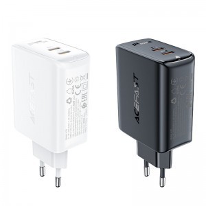 Acefast A29 PD 50W GaN (2 x USB Type C) dual portos töltő adapter fekete-2