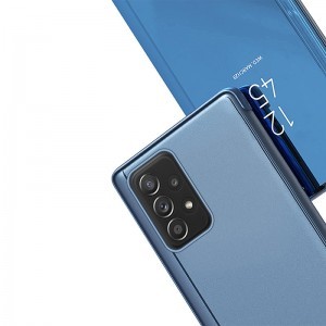 Samsung Galaxy A33 5G Clear View fliptok kék