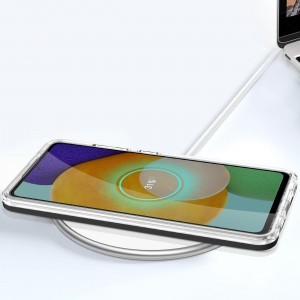 Samsung Galaxy A33 5G Clear Gel átlátszó tok fekete kerettel