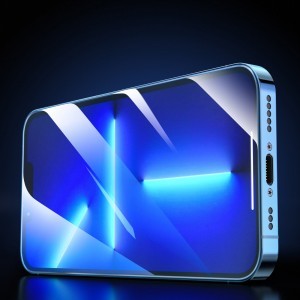 iPhone 13 Pro Max/14 Plus Joyroom kijelzővédő üvegfólia felhelyezést segítő készlettel