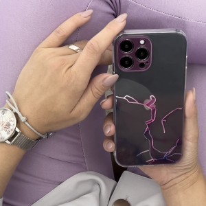 iPhone 13 Pro Marble Gel tok rózsaszín