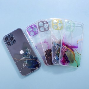 iPhone 13 Pro Marble Gel tok kék