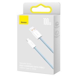 Baseus USB - USB Type C kábel 100W 5A 1m kék (CALD000603)