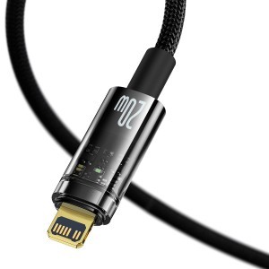 Baseus USB Type C - Lightning kábel 20W 1m (CATS000001) fekete
