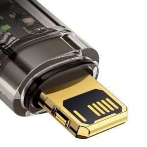 Baseus USB - Lightning kábel 2.4A 1m (CATS000401) fekete