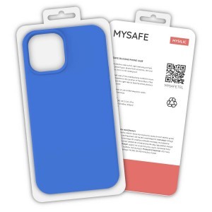 iPhone XS MAX MySafe Silicone tok kék