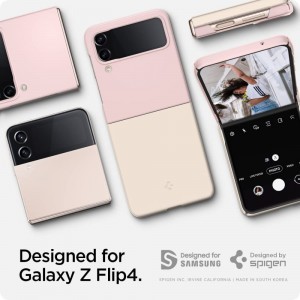Samsung Galaxy Z Flip 4 Spigen Airskin tok pamut rózsaszín