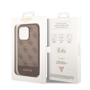 iPhone 14 Pro Max Guess 4G Stripe tok barna (GUHCP14XG4GLBR)