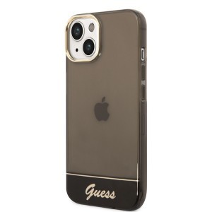 iPhone 14 Guess PC/TPU Camera Outline Translucent tok fekete (GUHCP14SHGCOK)