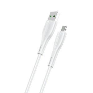 USAMS U38 Micro USB kábel gyorstöltéssel 4A 1m fehér