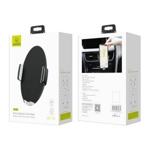 USAMS Auto-Induction autós telefontartó infravörös érzékelővel szellőzőrácshoz fekete (US-ZJ041)