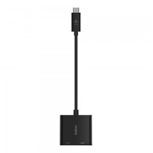 Belkin USB-C - HDMI + töltőadapter (60W PD) (AVC002btBK) fekete-6