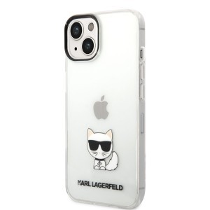 iPhone 14 Plus Karl Lagerfeld Choupette Logo tok átlátszó (KLHCP14MCTTR)