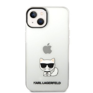 iPhone 14 Karl Lagerfeld Choupette Logo tok átlátszó (KLHCP14SCTTR)