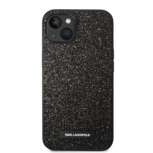 iPhone 14 Plus Karl Lagerfeld Glitter Plague tok fekete (KLHCP14MG2ELK)