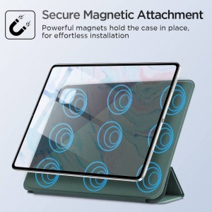 iPad Pro 12.9 2020/2021/2022 ESR Rebound Magnetic tok tengerészkék
