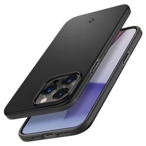 iPhone 14 Pro Max Spigen Thin Fit ultravékony tok fekete (ACS04766)