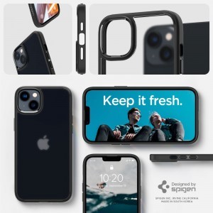 iPhone 14 Plus Spigen Ultra Hybrid tok Frost Black (ACS04901)