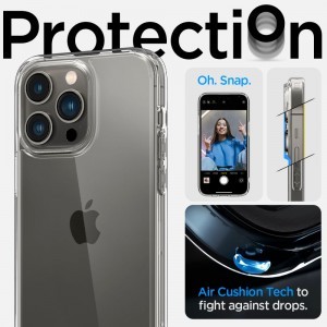 iPhone 14 Pro Max Spigen Ultra Hybrid tok Crystal Clear (ACS04816)