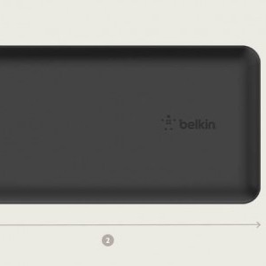 Belkin Boost Charge (10000 mAh) Powerbank USB-C 15W + 2x USB-A + 15cm USB-A - USB-C kábel (BPB011btBL) kék-1