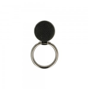Ring Leather hátlapi gyűrű fekete