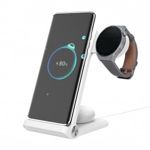 Huawei Watch Nillkin PowerTrio 3 az 1-ben vezeték nélküli töltő fehér