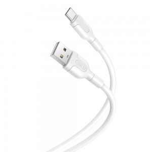 XO NB212 USB - USB-C kábel 1 m 2,1 A fehér