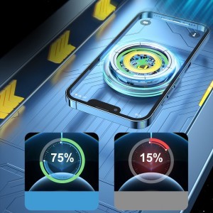 Joyroom autós tartó Qi vezeték nélküli indukciós töltéssel 15 W (MagSafe kompatibilis) szellőzőrácshoz ezüst (JR-ZS291)-23