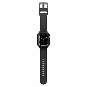 Apple Watch 7 (45 mm) Spigen Liquid Air Pro óraszíj fekete (ACS04182)