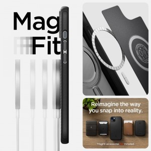 iPhone 14 Plus Spigen Mag Armor MagSafe tok matt fekete (ACS04918)