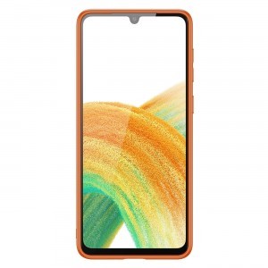 Samsung Galaxy A33 5G Dux Ducis Yolo TPU és PU bőr tok narancssárga