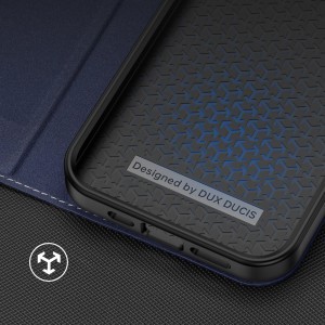 iPhone 14 Pro Dux Ducis Skin X2 mágneses fliptok kék